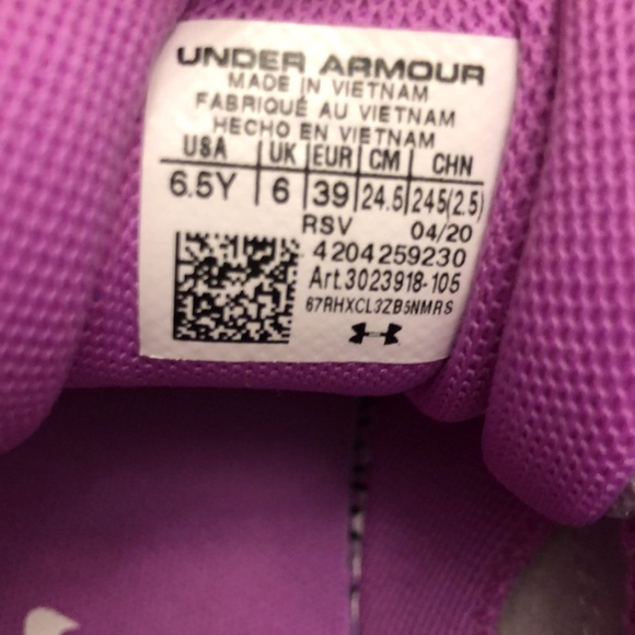 Under Armour GS SC 3Zero IV UA 4 Basketball Shoes - Picture 9 of 10